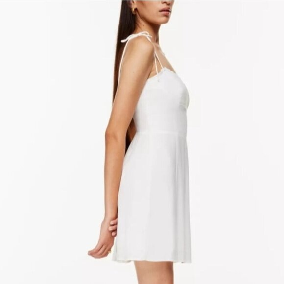 WILFRED Fable Dress White 2 Aritzia - Picture 3 of 13